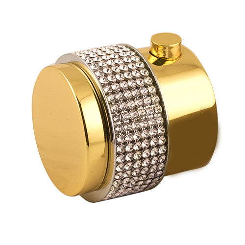 Atlantica Precious Thermostatic knob kit with Soho Swarovski champagne crystal