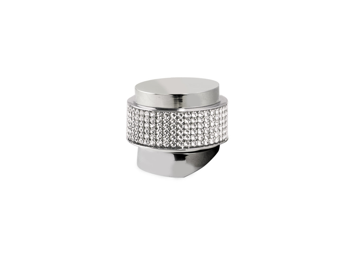 Bronces Mestre Atlantica Precious Monolever handle kit for shower system with Swarovski Crystal - 071447-H00