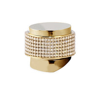 Bronces Mestre Atlantica Precious Monolever handle kit for shower system with champagne Swarovski - 071447-HC0