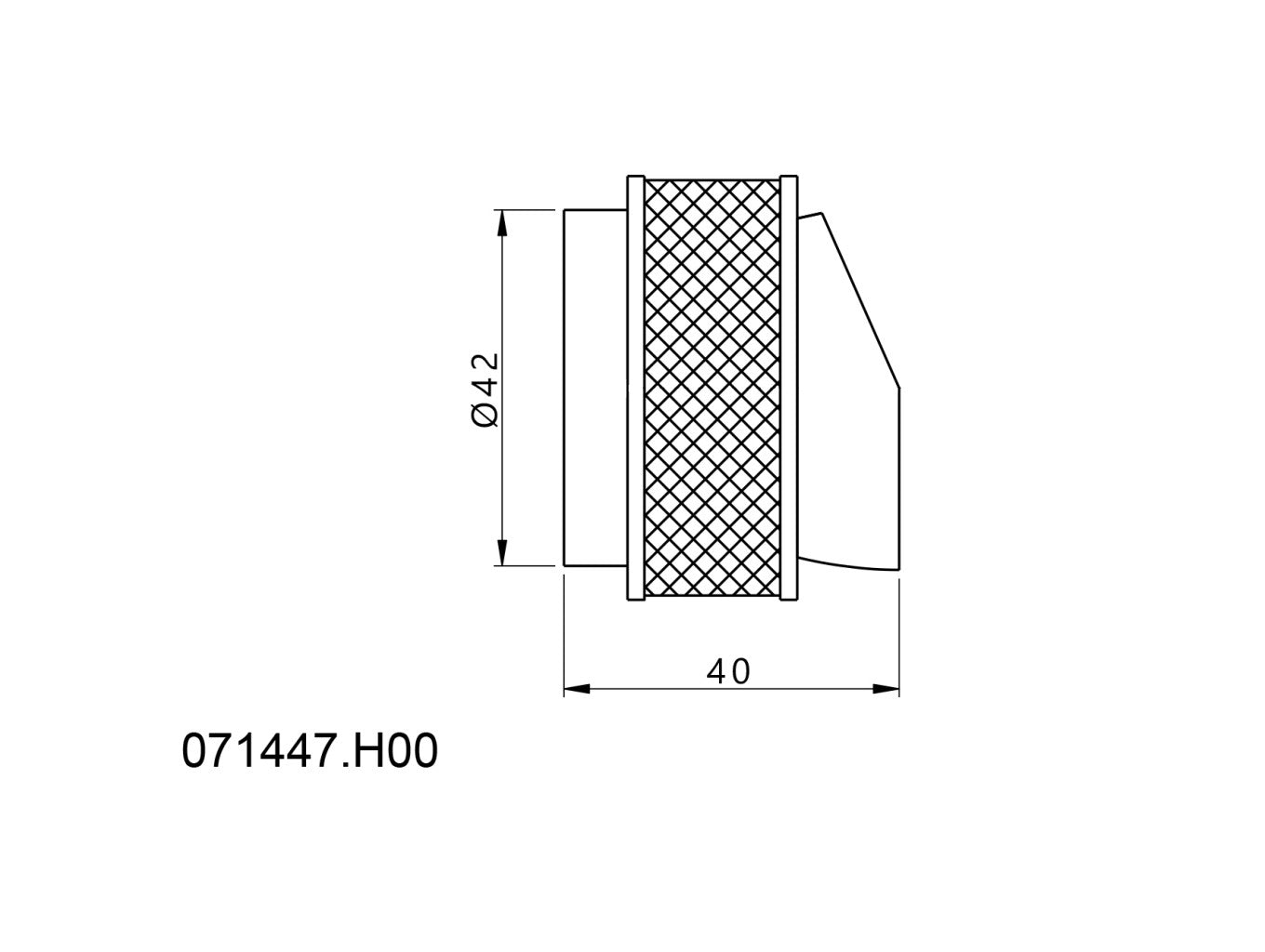 Technical drawing - Bronces Mestre