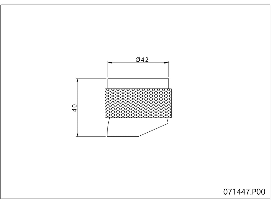 Technical drawing - Bronces Mestre