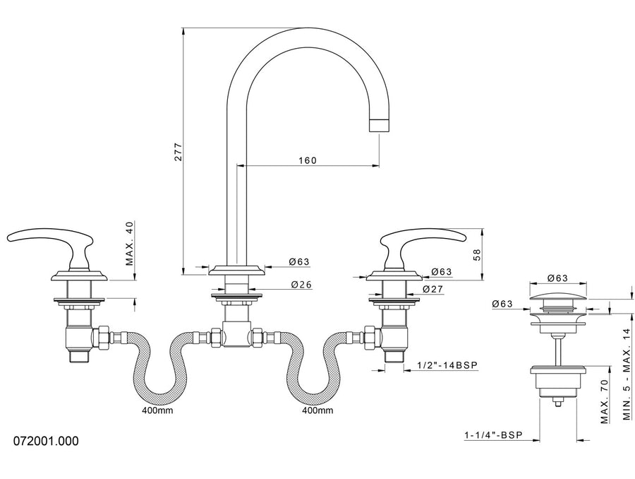 Technical drawing - Bronces Mestre