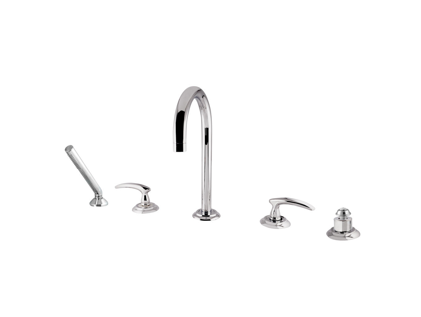 Bronces Mestre Magma Five hole bath set - 072016