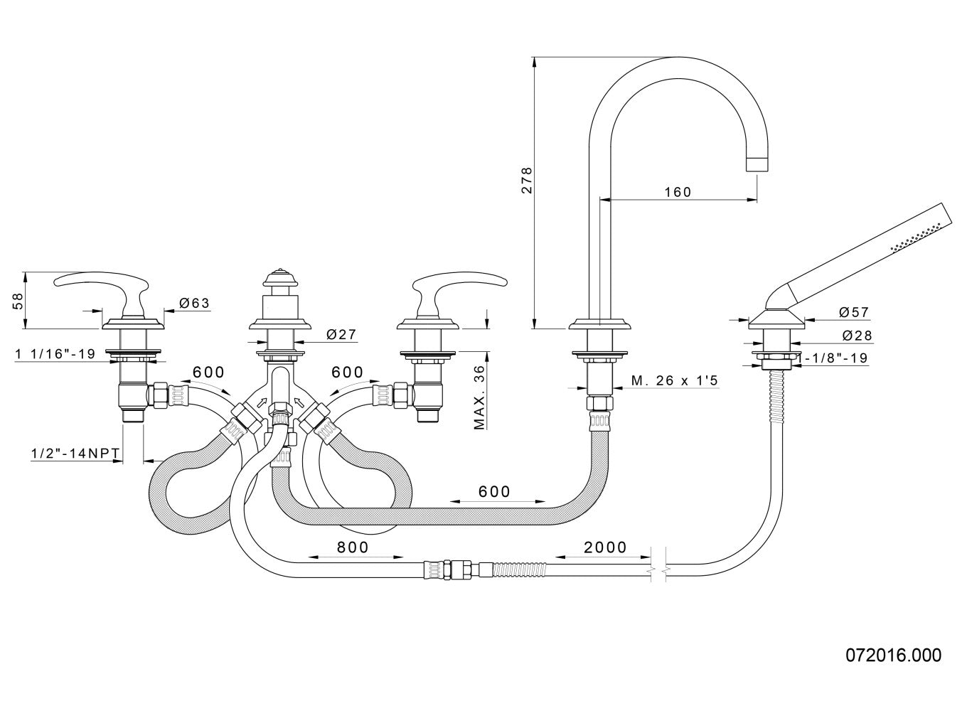Technical drawing - Bronces Mestre