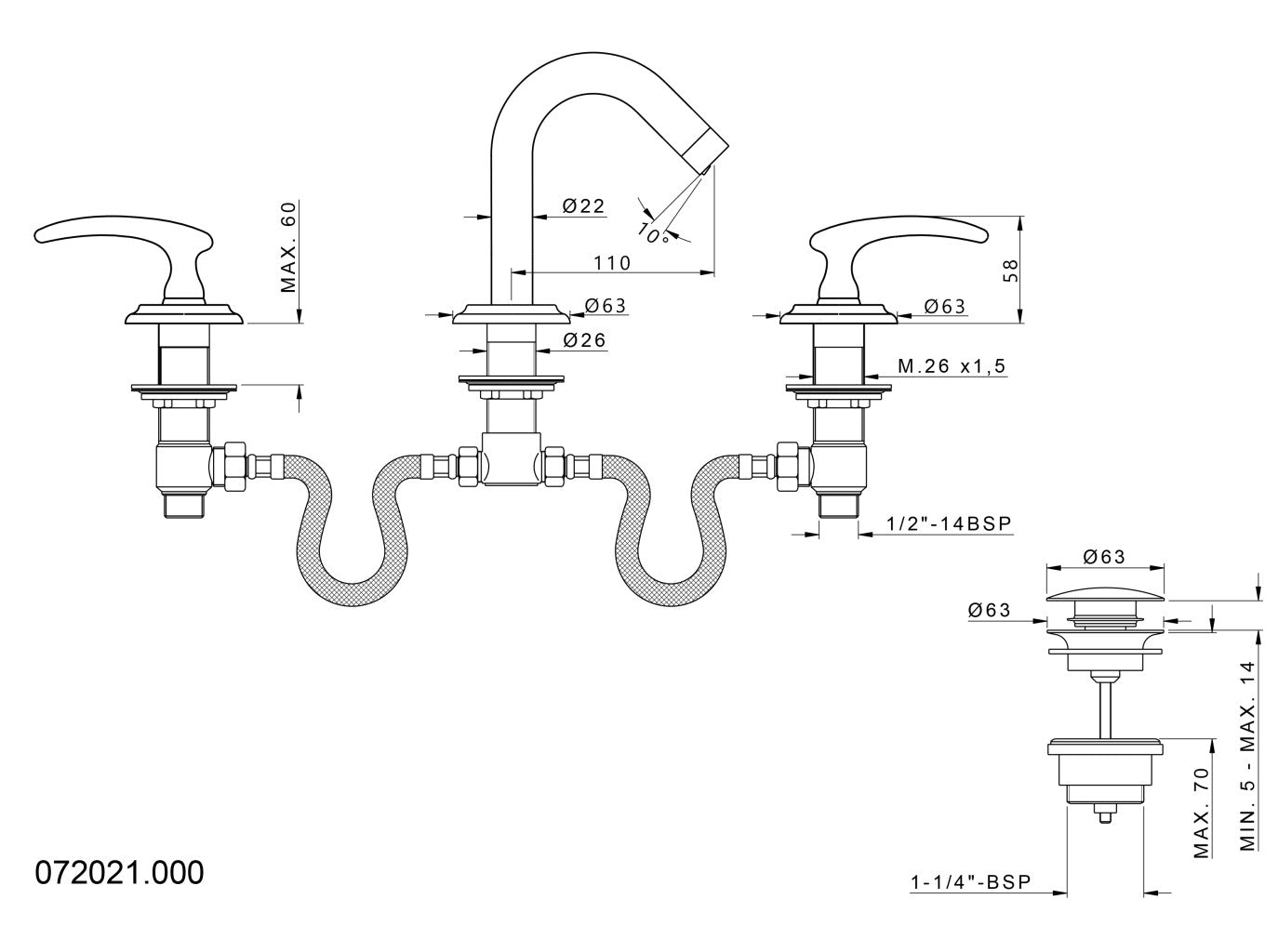 Technical drawing - Bronces Mestre