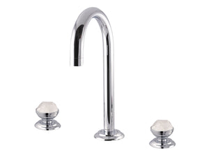 Bronces Mestre Magma Three holes basin set with quartz stone - 072201-QZ0