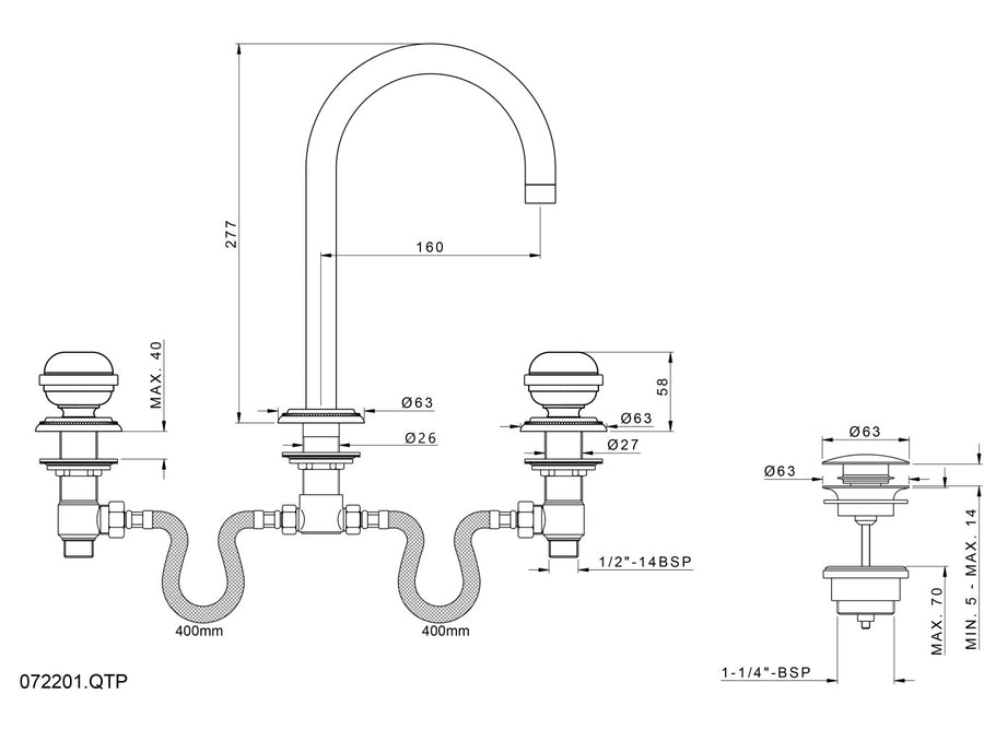 Technical drawing - Bronces Mestre