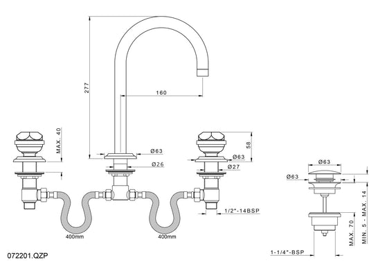 Technical drawing - Bronces Mestre