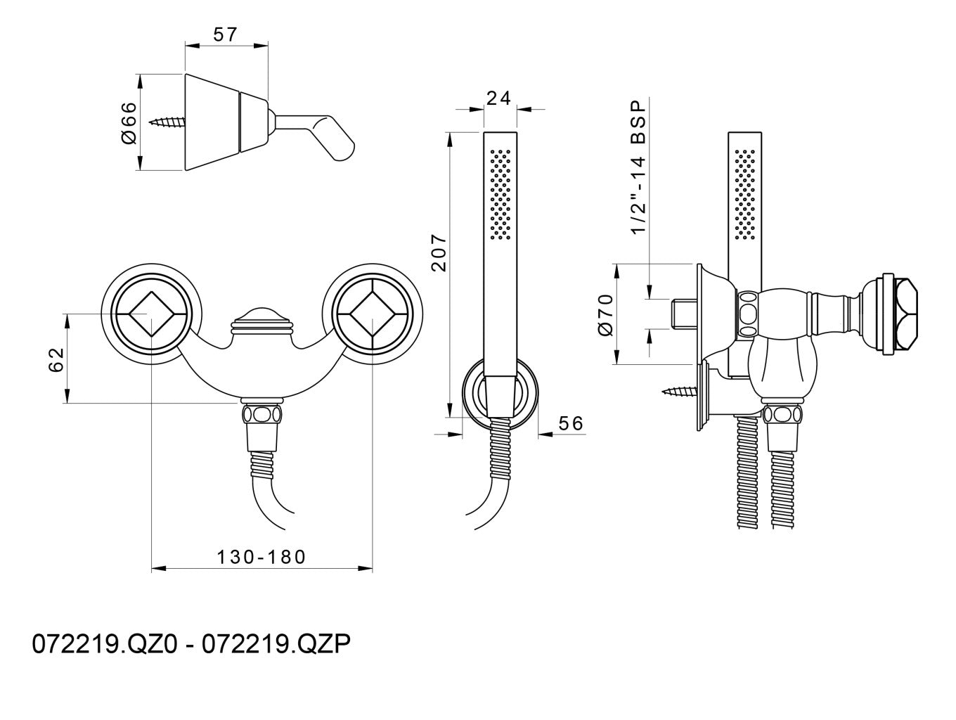 Technical drawing - Bronces Mestre