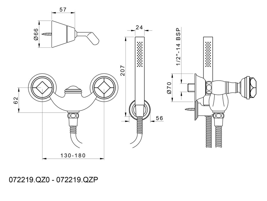 Technical drawing - Bronces Mestre