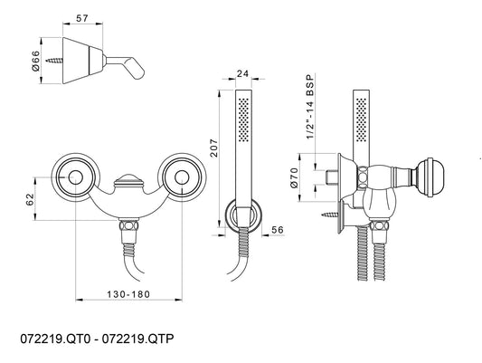 Technical drawing - Bronces Mestre