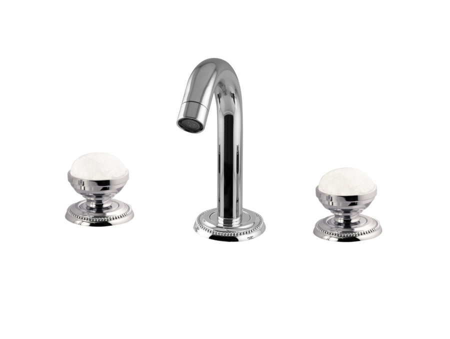 Bronces Mestre Magma Three holes bidet set with quartz stone - 072221-QT0