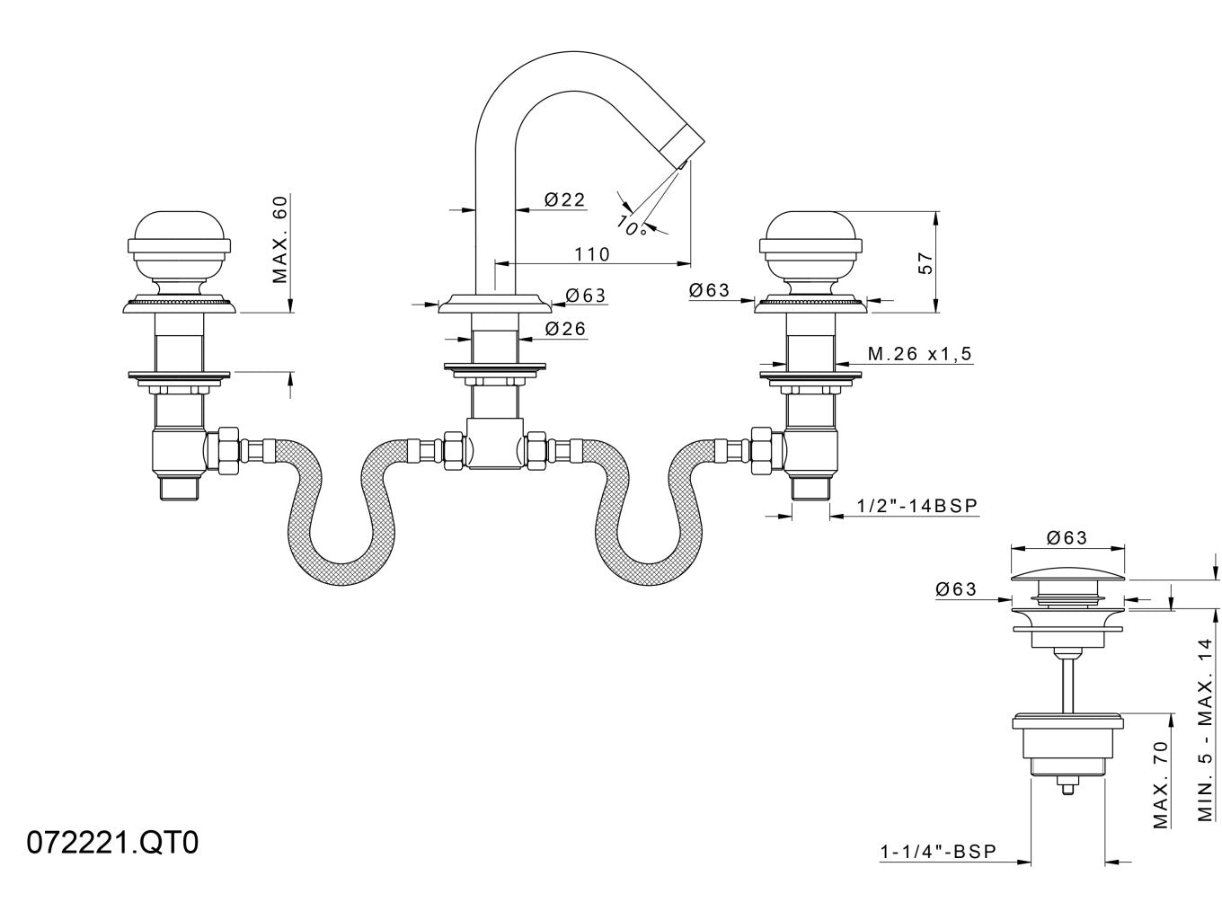 Technical drawing - Bronces Mestre