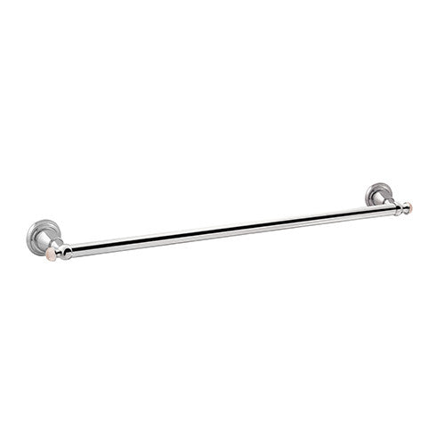 Bronces Mestre Magma Towel rail 600mm with pink quartz stone - 072272-QTP