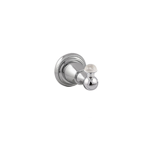 Bronces Mestre Magma Robe hook with quartz stone - 072275-QT0