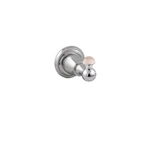 Bronces Mestre Magma Robe hook with pink quartz stone - 072275-QTP