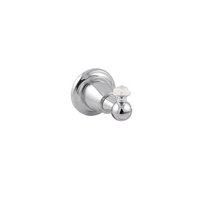 Bronces Mestre Magma Robe hook with quartz stone - 072275-QZ0