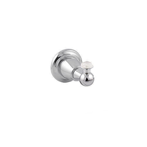 Bronces Mestre Magma Robe hook with quartz stone - 072275-QZ0