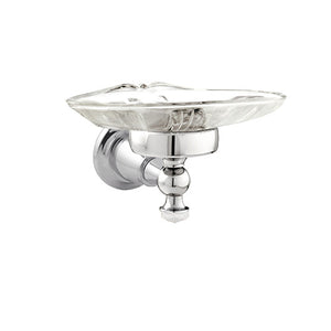 Bronces Mestre Magma Soap dish holder with quartz stone - 072278-QZ0