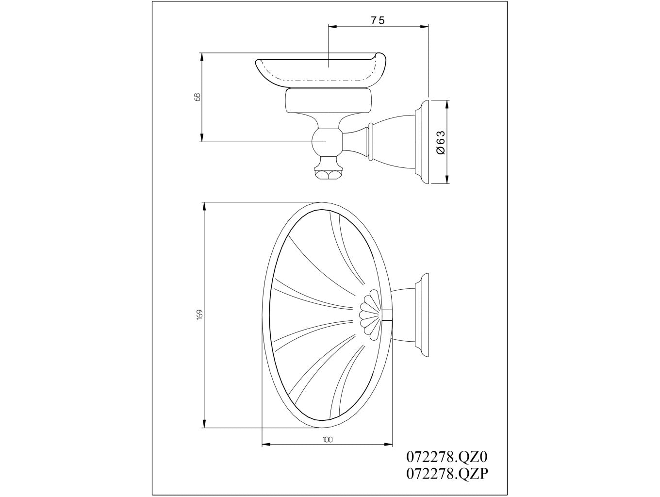 Technical drawing - Bronces Mestre