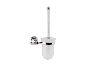 Bronces Mestre Magma Toilet brush holder with pink quartz stone - 072284-QZP