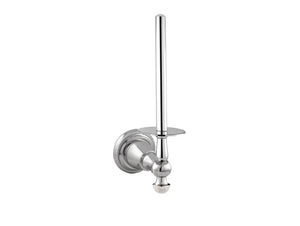 Bronces Mestre Magma Spare toilet paper holdwer with pink quartz stone - 072285-QTP