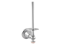 Bronces Mestre Magma Spare toilet paper holdwer with pink quartz stone - 072285-QZP
