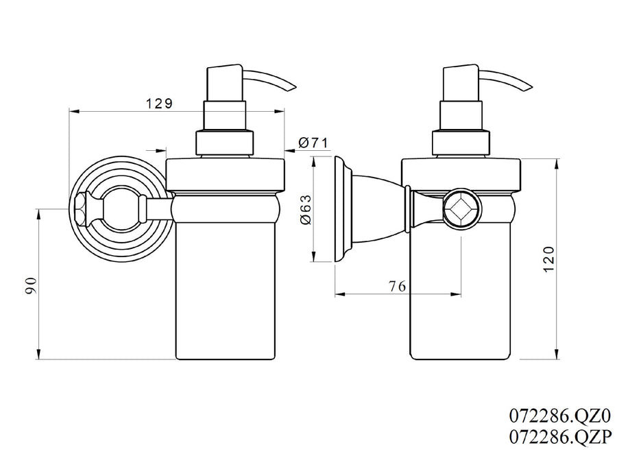 Technical drawing - Bronces Mestre