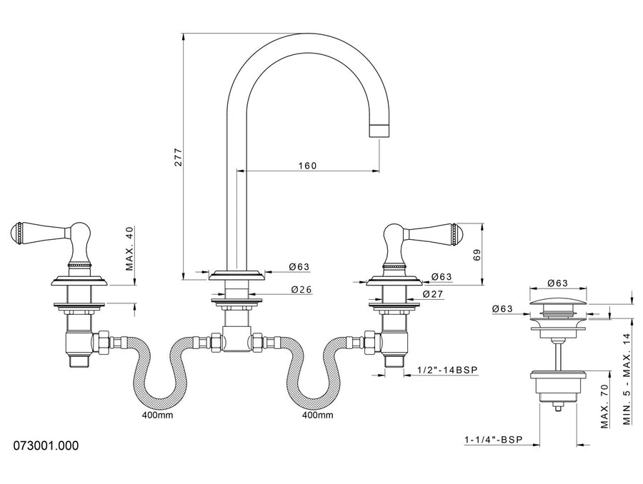 Technical drawing - Bronces Mestre
