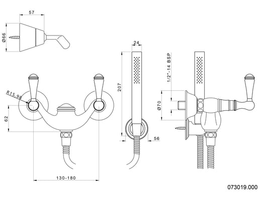 Technical drawing - Bronces Mestre