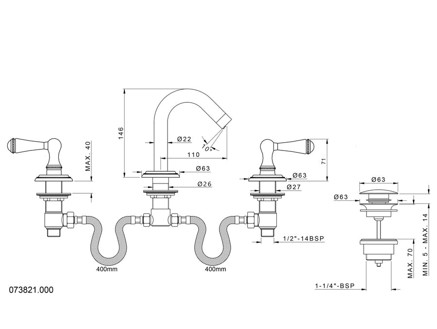 Technical drawing - Bronces Mestre