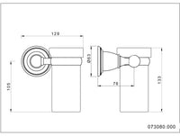 Technical drawing - Bronces Mestre