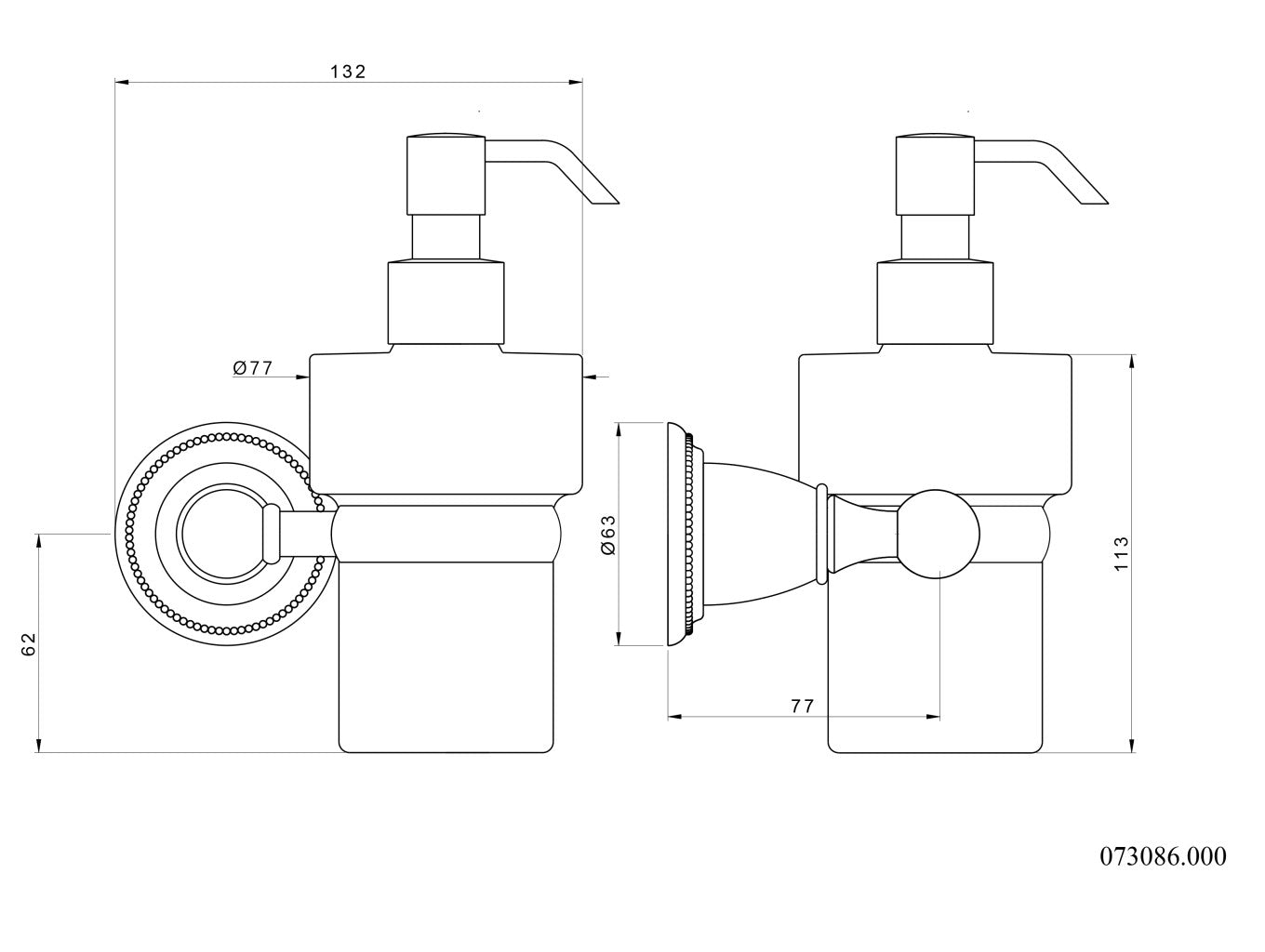 Technical drawing - Bronces Mestre
