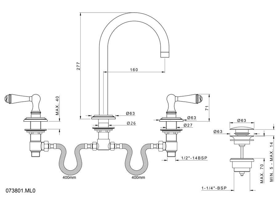 Technical drawing - Bronces Mestre