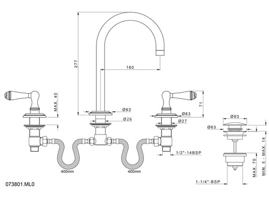 Technical drawing - Bronces Mestre