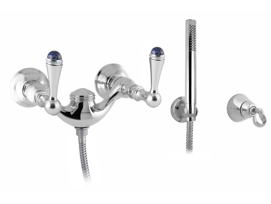Bronces Mestre Atlantica Precious Bath shower set with lapislazuli stone - 073819-LP0