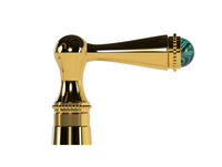 Bronces Mestre Atlantica Precious Handle for shower system with malachite stone - 073845-ML0