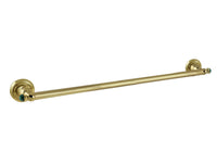 Bronces Mestre Atlantica Precious Towel rail 600mm with malachite stone - 073872-ML0