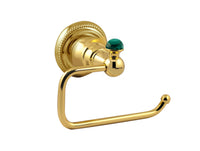 Bronces Mestre Atlantica Precious Toilet paper holder with malachite stone - 073877-ML0