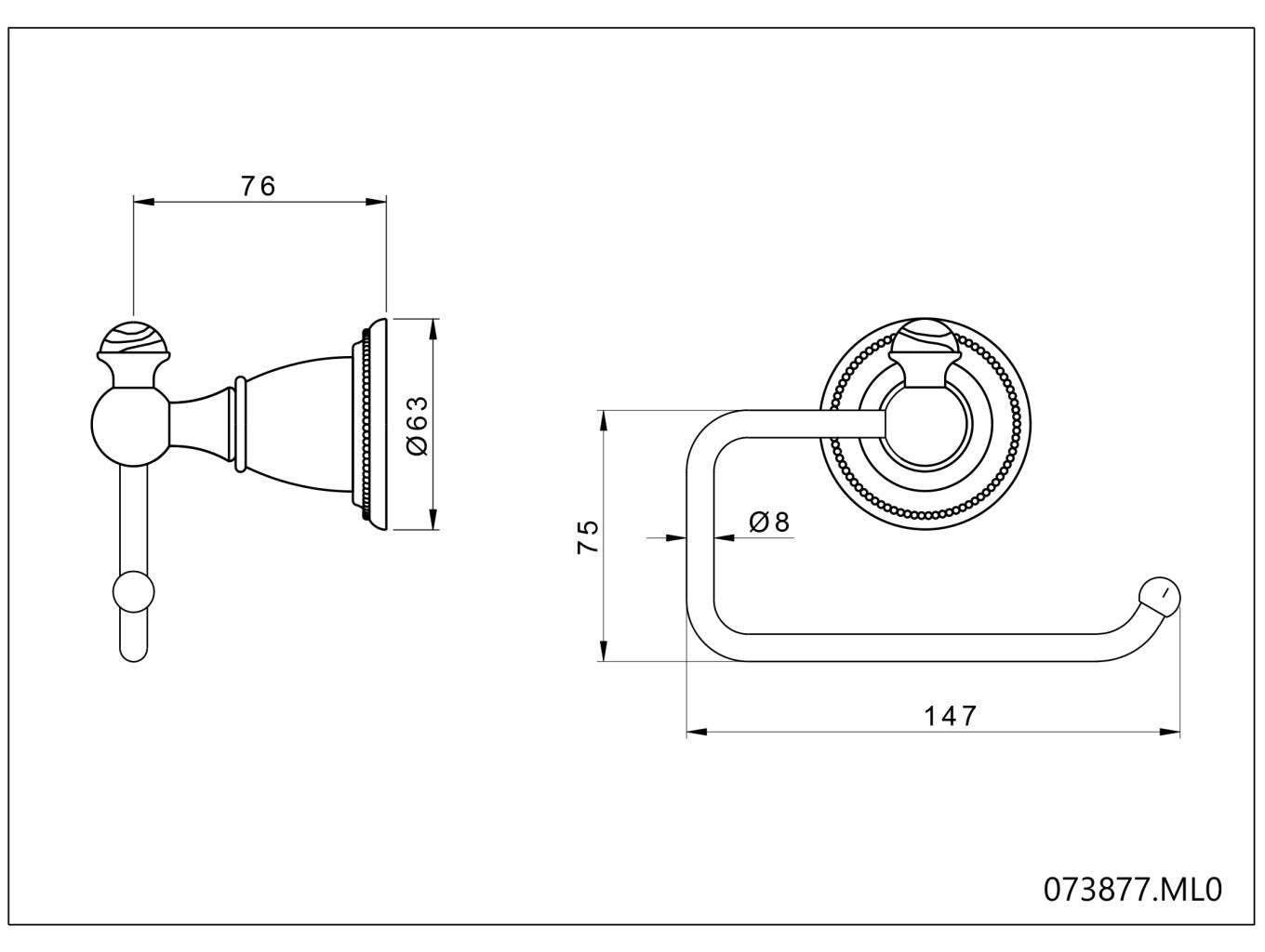 Technical drawing - Bronces Mestre
