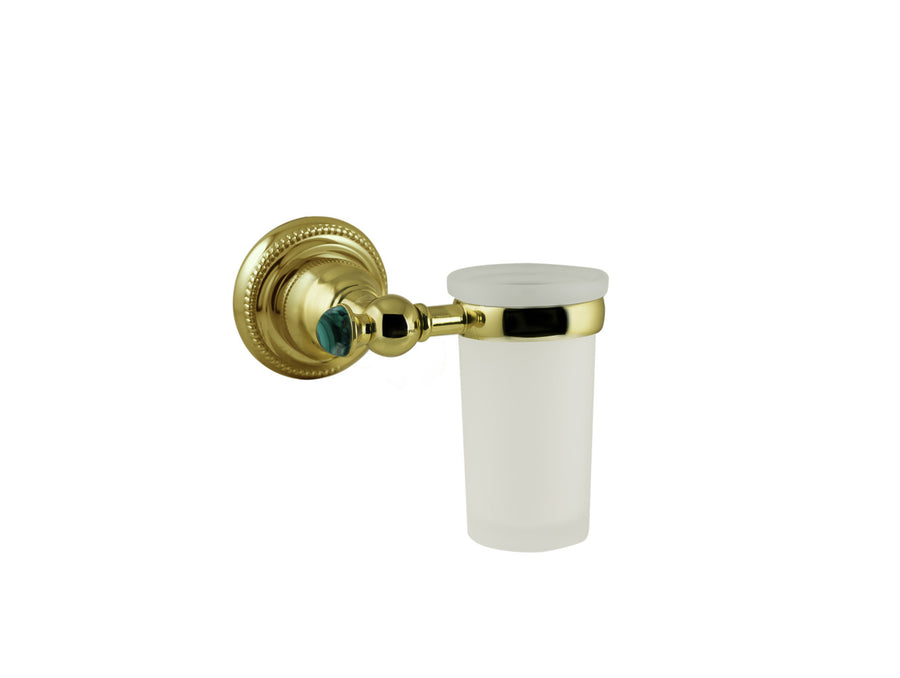 Bronces Mestre Atlantica Precious Wall toothbrush holder with malachite stone - 073880-ML0