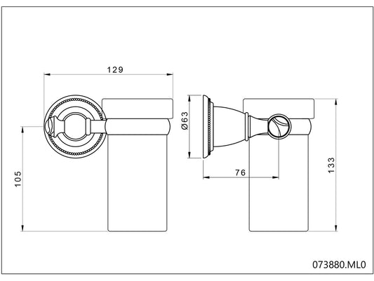 Technical drawing - Bronces Mestre