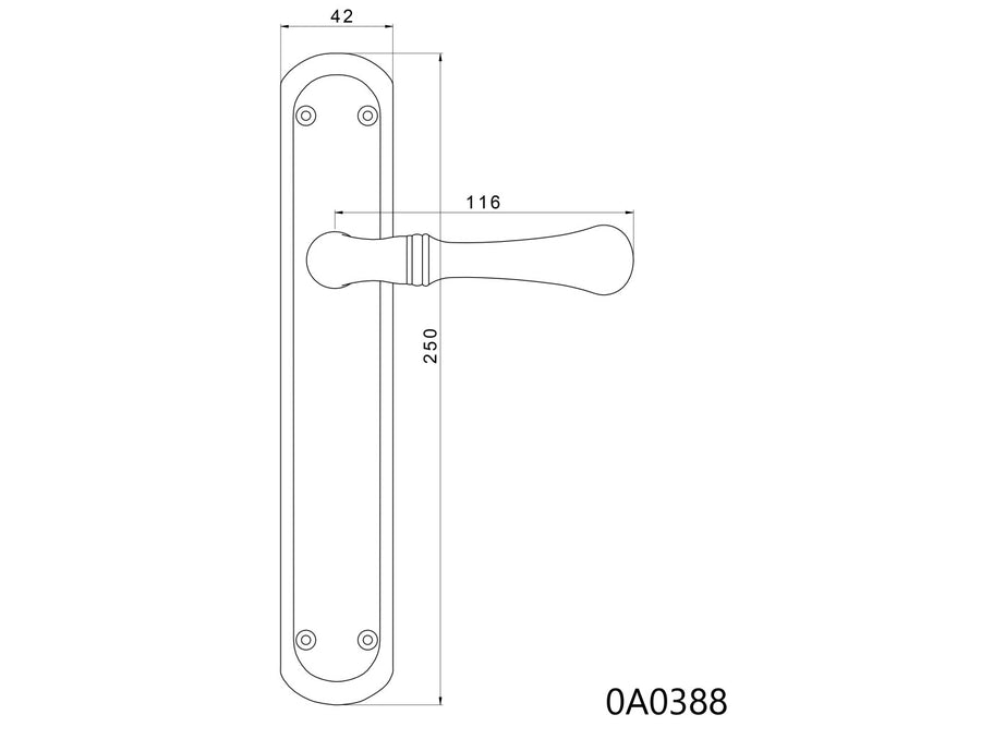 Technical drawing - Bronces Mestre