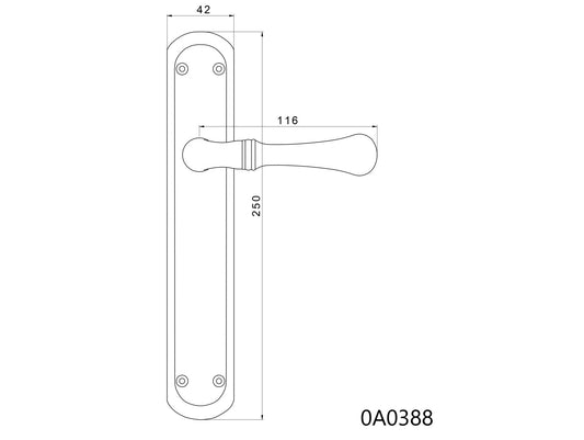 Technical drawing - Bronces Mestre