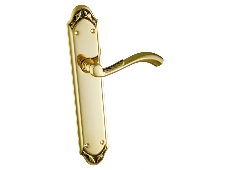 Bronces Mestre Clasica Door lever handles set on plates - 0A1438