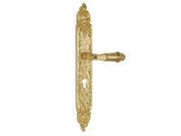 Porte lever handles set on plates avec keyhole europrofile 85mm - 0A1620