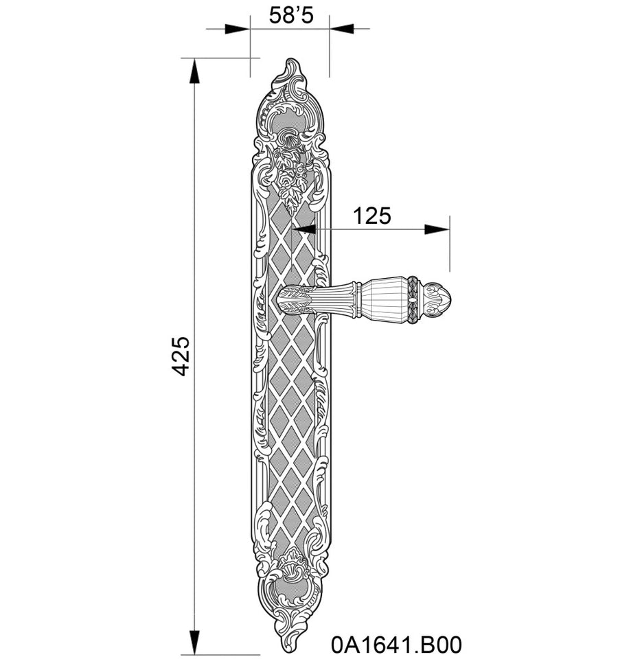Technical drawing - Bronces Mestre