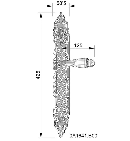 Technical drawing - Bronces Mestre