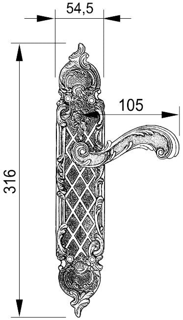 Technical drawing - Bronces Mestre