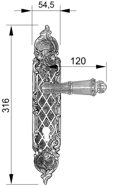 Technical drawing - Bronces Mestre